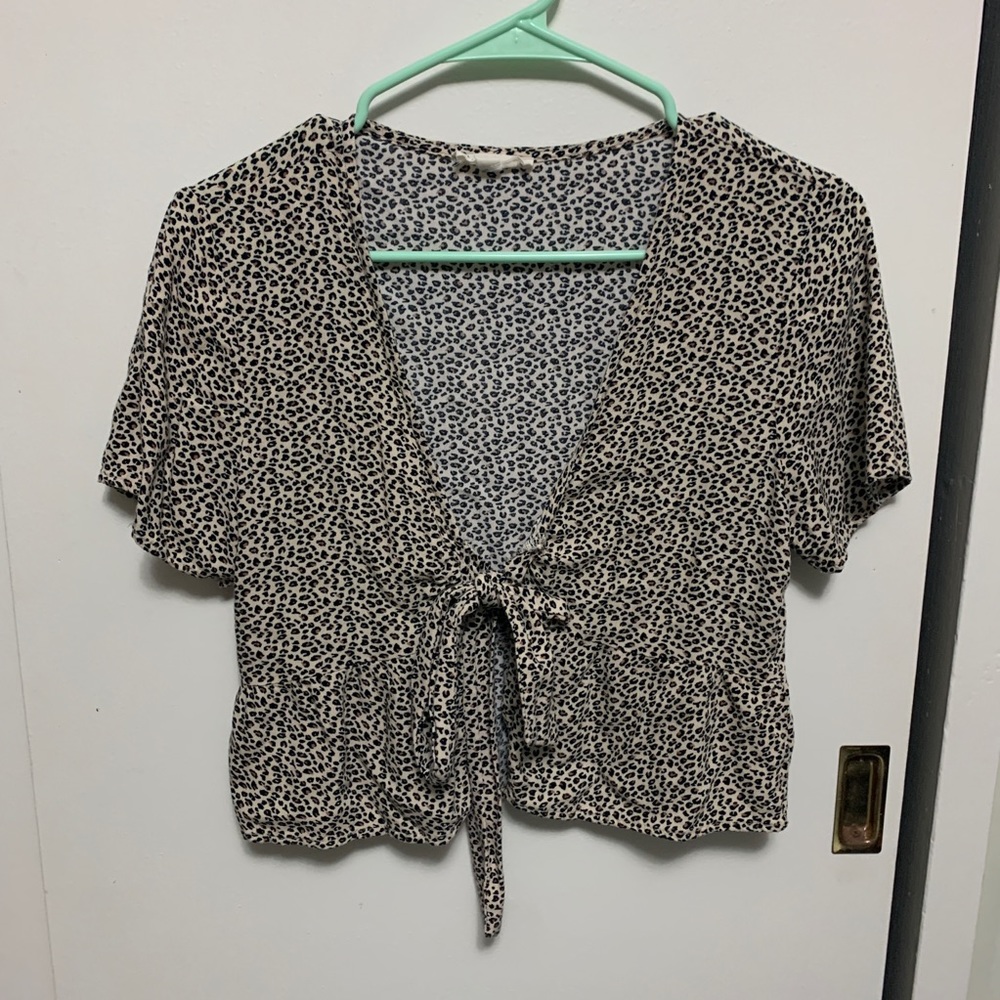 Pacsun Tie Front Top